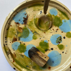 PALOLOPULI podstawka na  kadzidełko i Palosanto