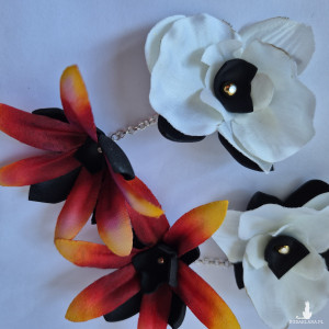 Kolczyki  kwiaty  lekkie