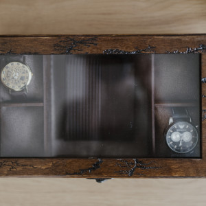 Pudełko na zegarki, bransoletki i łańcuszki, Drewniane na zegarki, bransoletki i łańcuszki