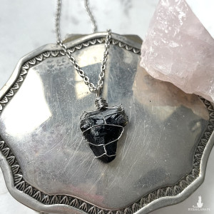 Naszyjnik minimalistyczny OBSYDIAN, stal chirurgiczna