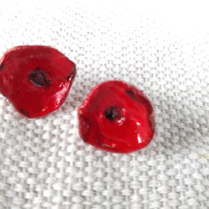 Kolczyki - wkrętki - maki