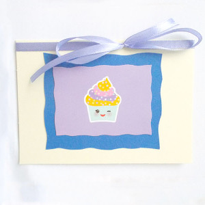 śmieszna kartka, kartka bez życzeń, kartka dla dziecka, pastelowa kartka, kartka z ciastkiem, fajna kartka, zaproszenie bez tekstu, zaproszenie na imprezę, podziękowanie