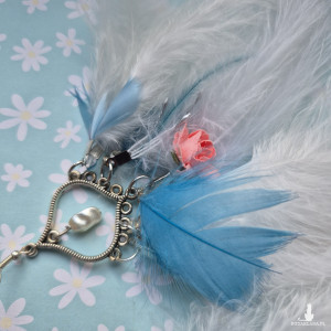 Kolczyki pióra lekkie