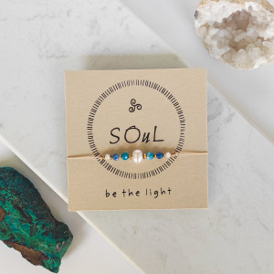 Bransoletka "Blue Dream" z perłą