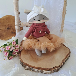 maskotka lisiczka Ala prezent urodziny,imieniny promocja