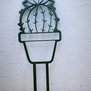 Ozdobna podpórka do roślin kaktus podpora do kwiatów dekoracja