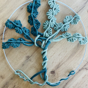 Drzewko szczęścia-makrama