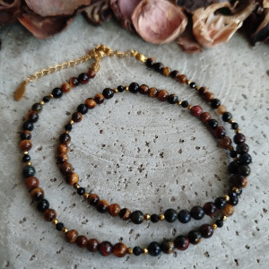 Naszyjnik z tygrysiego oka