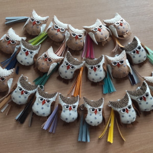 Sówka brelok / zawieszka