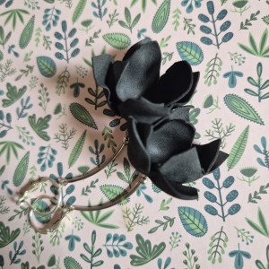 Kolczyki kwiatowe lekkie