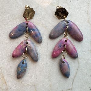 kolczyki z gliny polimerowej