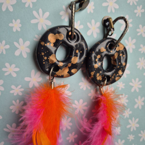 Klipsy piora lekkie dlugie