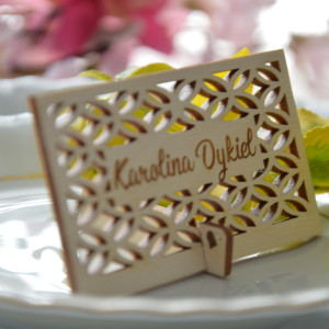 Winietki ślubne , Winietki ślubne na stół, Winietki ślubne na stół weselny