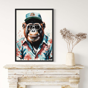 Plakat fine art Orangutan Hawajach