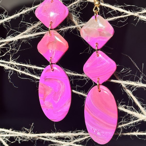 kolczyki z gliny polimerowej