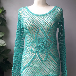 Siateczka w turkusie