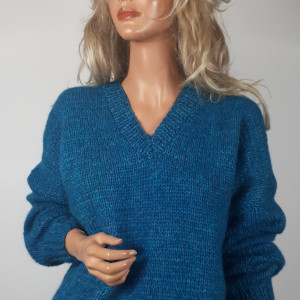 Alpaka i merynos -sweter