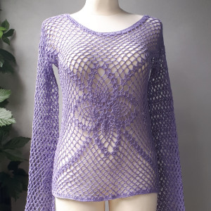 Siateczka w kolorze wrzosu