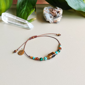 Bransoletka "Gaia" z naturalnymi kamieniami