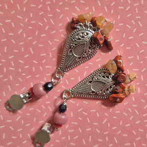 Klipsy orientalne boho