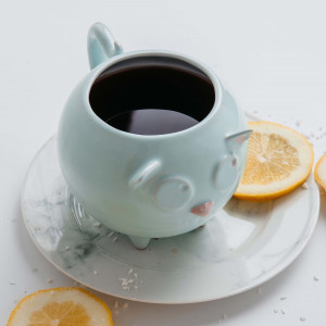 Miętowa filiżanka kot Kizior - Lamabo