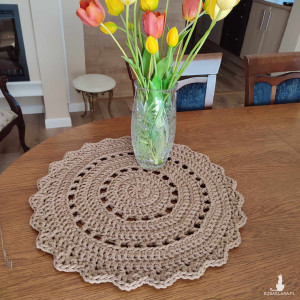 Podkładka okrągła ze sznurka 55cm