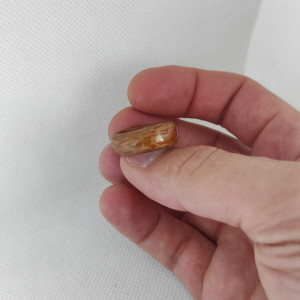 Pierścionek z Drewna TEAK