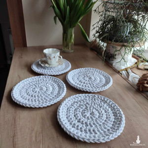 Podkładka okrągła ze sznurka 22cm