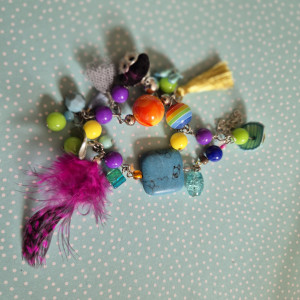 Bransoletka kolorowa boho