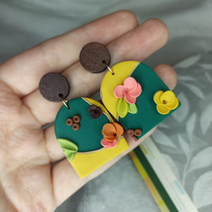 Kolczyki leśne okienka