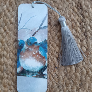 Zakładka do książki ptaszki