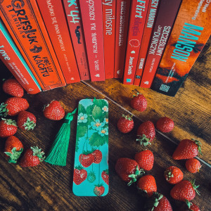 Zakładka do książki truskawki
