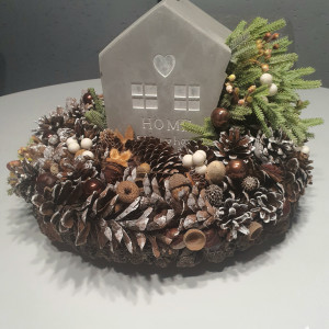 Dekoracja jesienno-zimowa.