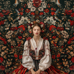 Art deco girl Red - Plik -Fotografia