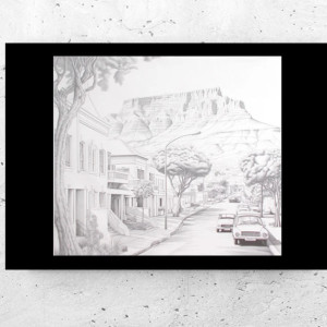 biało czarny plakat A4, czarno biały plakat z miastem, uliczka plakat do loftu, miasto plakat na ścianę, nowoczesne plakaty do domu, pejzaż plakat, krajobraz plakat, plakat z pejzażem, poster