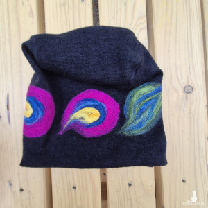 Czapka wełniana czarna