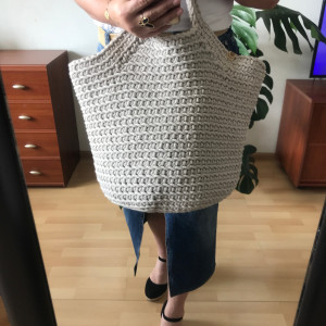 Duża torebka damska do ręki,modny koszyk.