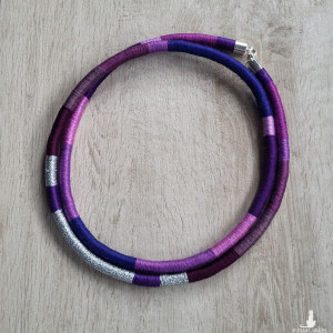 Neo-etno naszyjnik plum