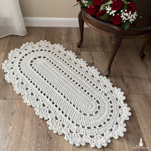 Dywan owalny ze sznurka 50cmx100cm