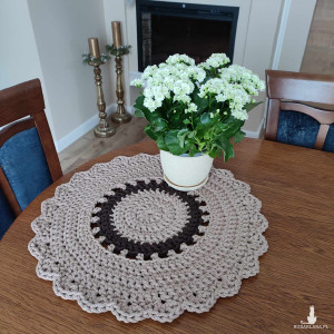 Podkładka szydełkowa ze sznurka 50cm