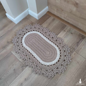 Dywan owalny ze sznurka 50cmx80cm