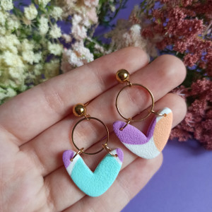 Kolczyki sztyfty a'la tulipanki