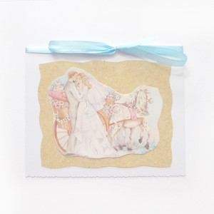 pastelowa kartka na ślub, kartka z okazji ślubu, ślub kartka bez życzeń, ślubna kartka z młodą parą, kartka na wesele,  karnet na ślub, młoda para kartka