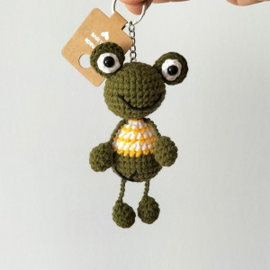 Żabka, brelok, zawieszka, upominki