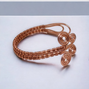 Prosta bransoletka z czystej miedzi