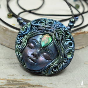 Duży wisior "Najada" nimfa wodna