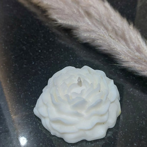 Świece sojowe kwiat piwonia