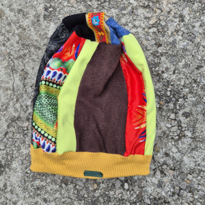 Czapka patchworkowa codzienna