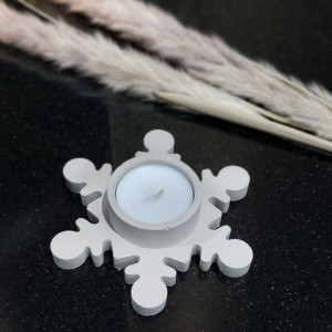 Świecznik śnieżynka