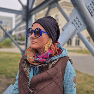 Czapka czarna boho uniwersalna